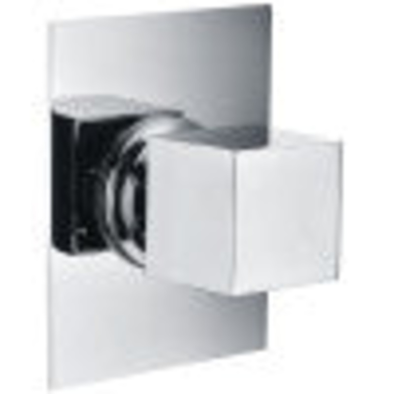 ALFI brand AB9209-PC Polished Chrome Modern Square 3 Way Shower Diverter