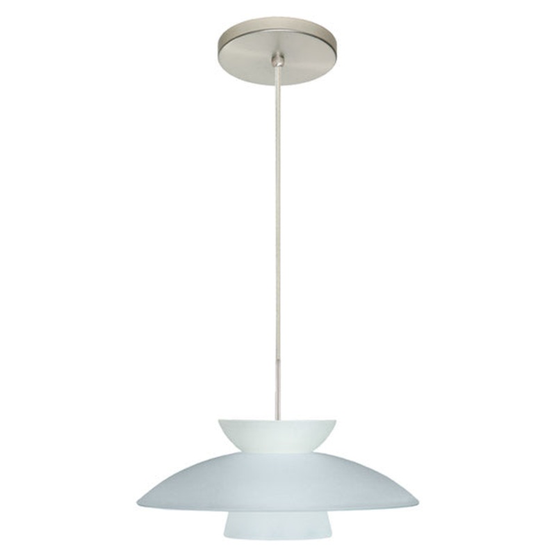 Besa 1JT-451325-SN Trilo One Light Pendant Satin Nickel