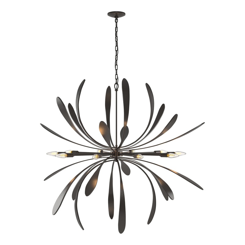 Dahlia Large Chandelier Oil Rubbed Bronze