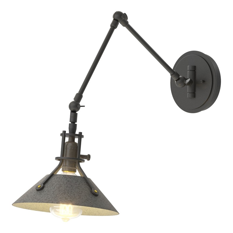 Henry Sconce Black Natural Iron