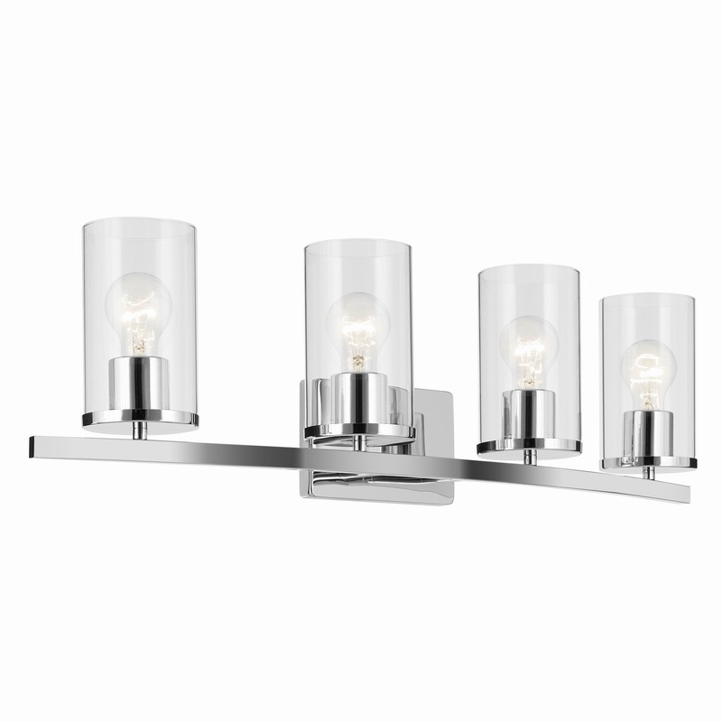 Kichler 45498CHCLR Four Light Bath, Chrome