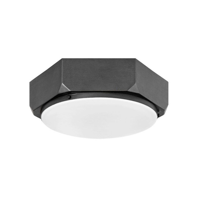 LED Foyer Pendant from the Hex Collection in Brushed Graphite Finish by Hinkley
