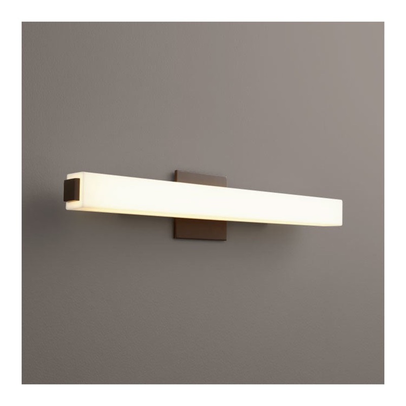 Adelphi Single-Light 12-Watt LED Bathroom Vanity Fixture – Oiled Bronze