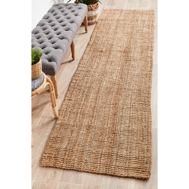Atrium Barker Natural Runner by Rug Culture – 300X80CM