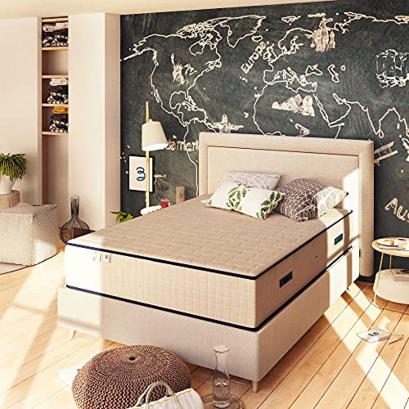 Baldiflex Emporio Materasso Matrimoniale 800 Molle Insacchettate, Buon Risveglio, 160x190cm