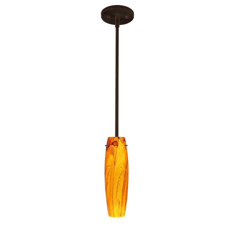 Besa 1TT-4121HB-MED-BR Tu Tu One Light Pendant Bronze