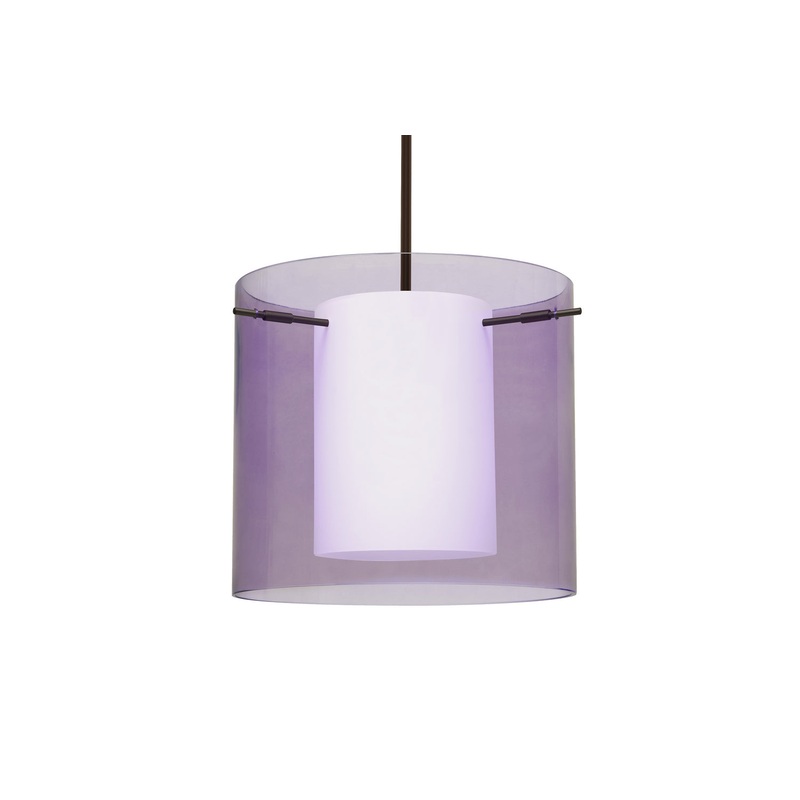 Besa 1TT-A18407-LED-BR Pahu One Light Pendant Bronze