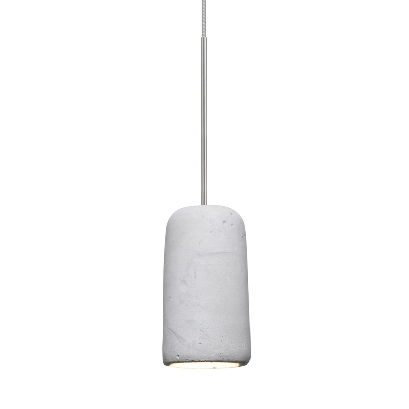 Besa 1XT-GLIDENA-LED-SN Glide One Light Pendant Satin Nickel