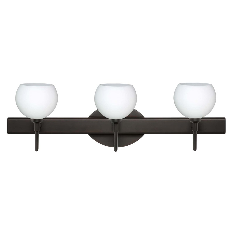 Besa 3SW-565807-BR Palla Three Light Wall Sconce Bronze