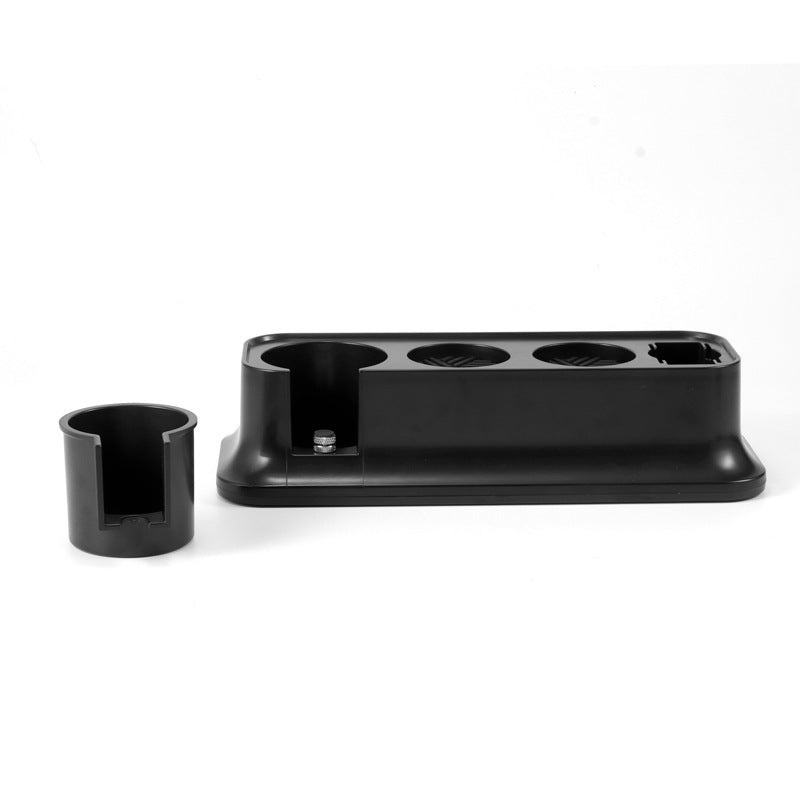 Black Espresso Coffee Tamping Station – Barista Tool Organizer for 51/53/58mm Portafilter, Tamper & Distributor