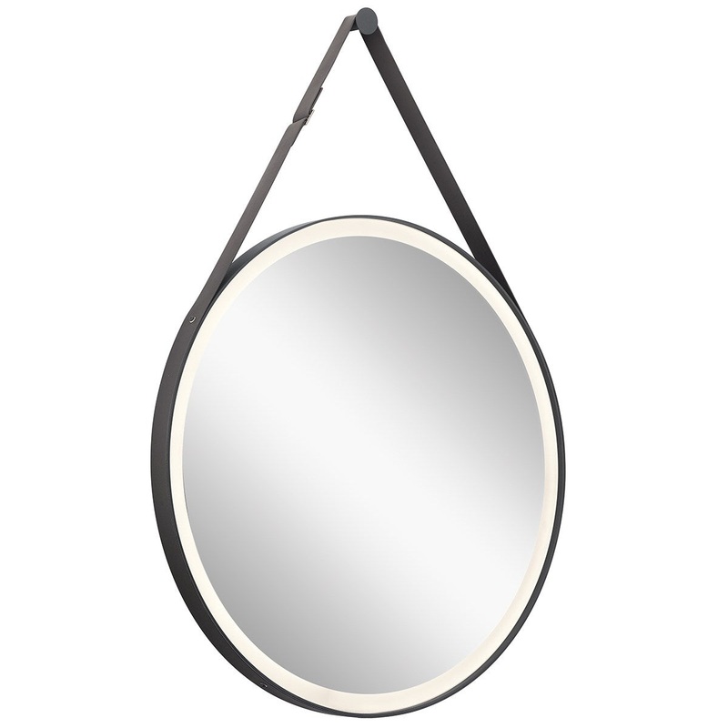 Kichler 86000MBK LED Mirror, Matte Black