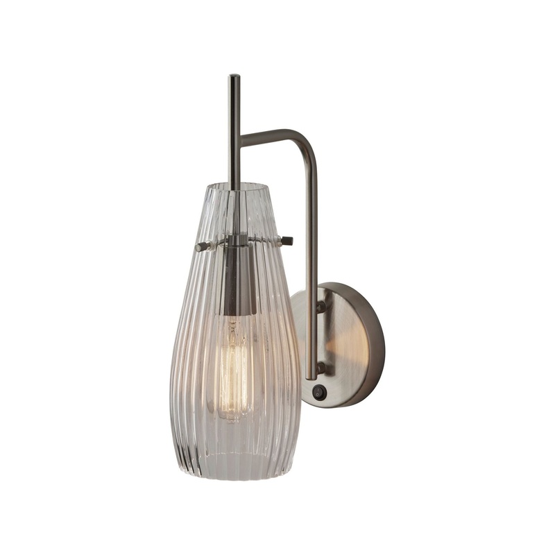 Layla Wall Lamp Brushed Steel