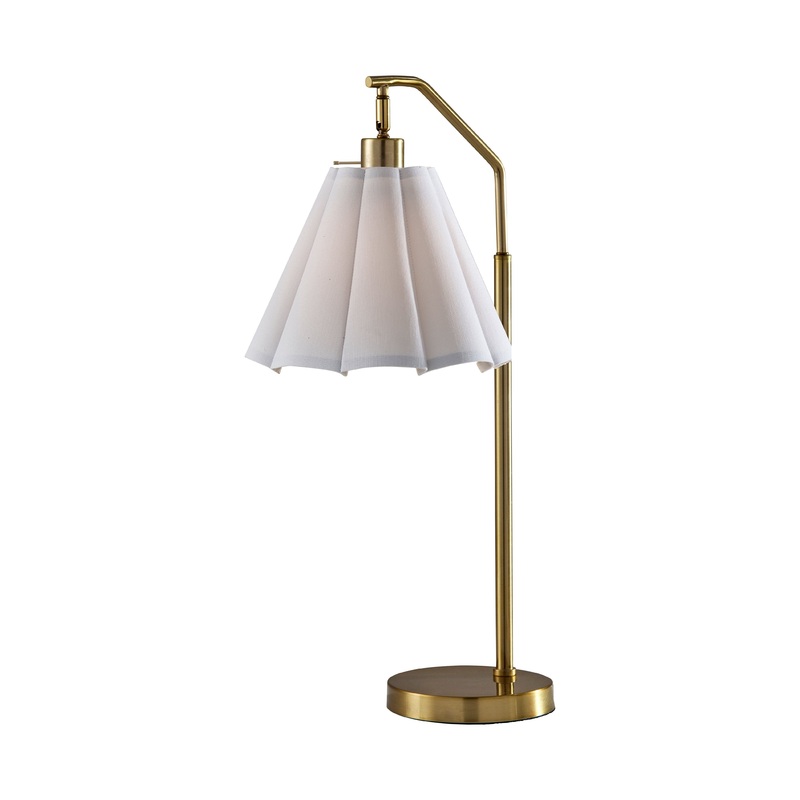 Lyra Table Lamp Antique Brass