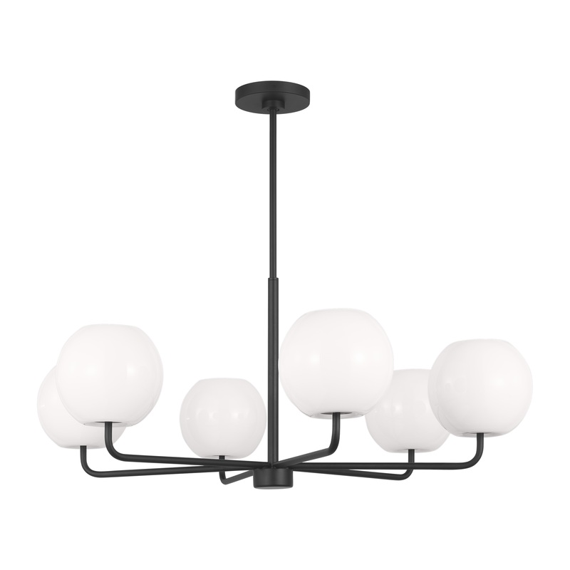 Rory Large Chandelier Midnight Black LED Bulb(s) Included