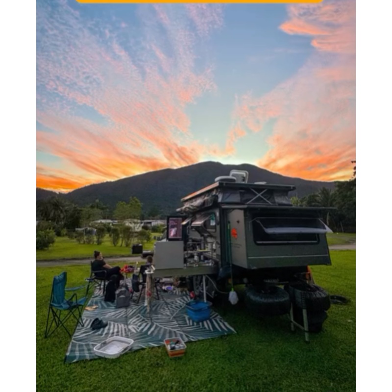 Tropical 6m x 2.4m recycled poly mat