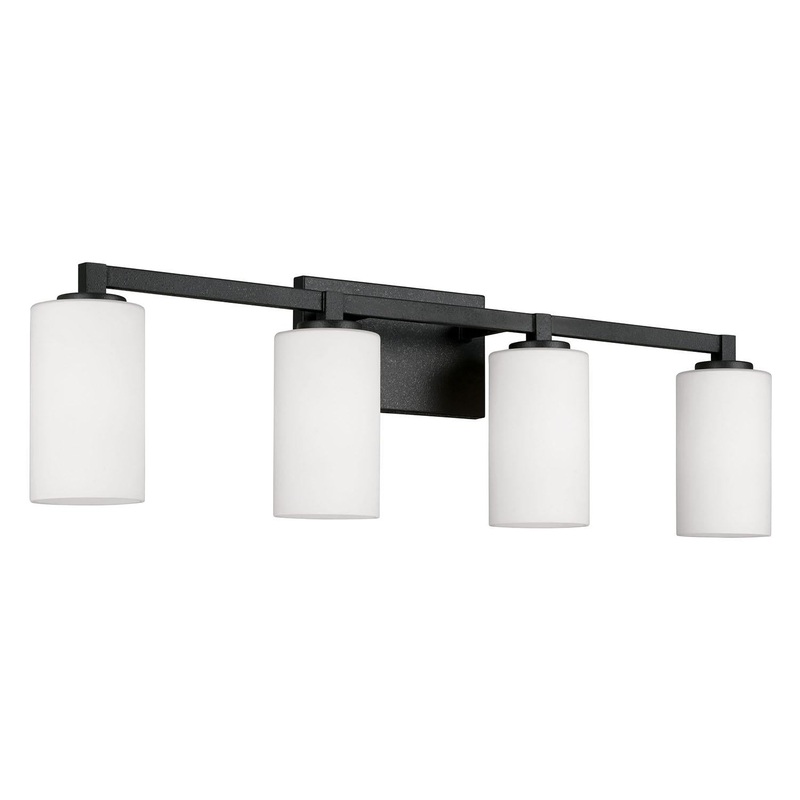 Capital Lighting 119841BI-545 Ravenwood 4 Light Vanity Black Iron