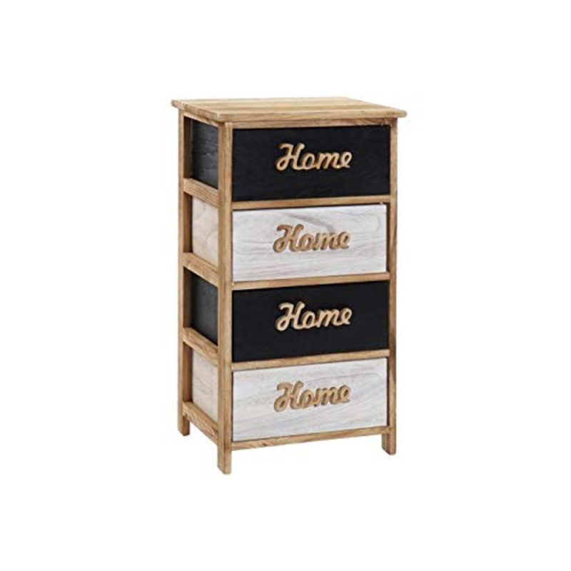 Item CASSETTIERA Paulownia 40X29X73 Nero