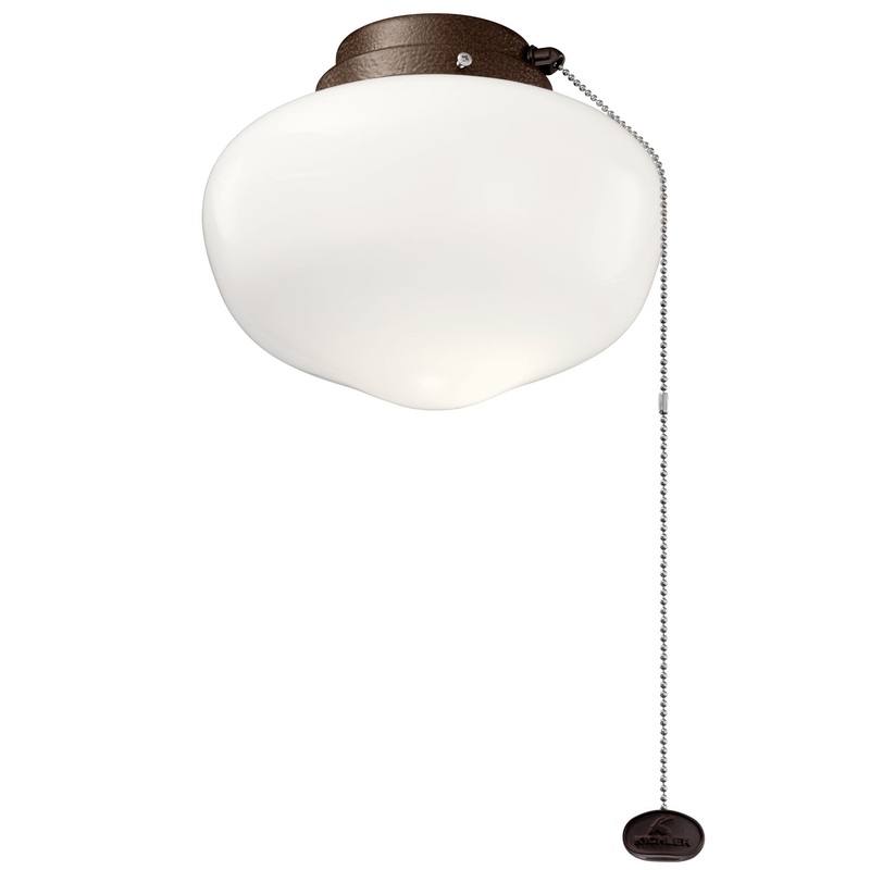 LED Fan Light Kit from the Accessory Collection in Tannery Bronze Powder Coat Finish by Kichler