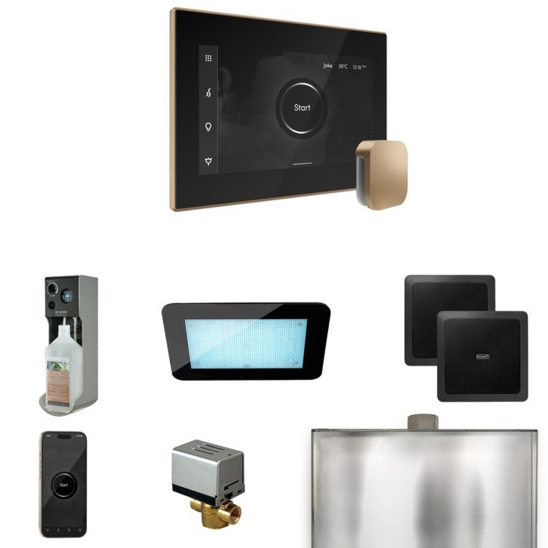 Steam Kit xDream Black/Brushed Bronze Control Package for MS90 to MSSUPER3