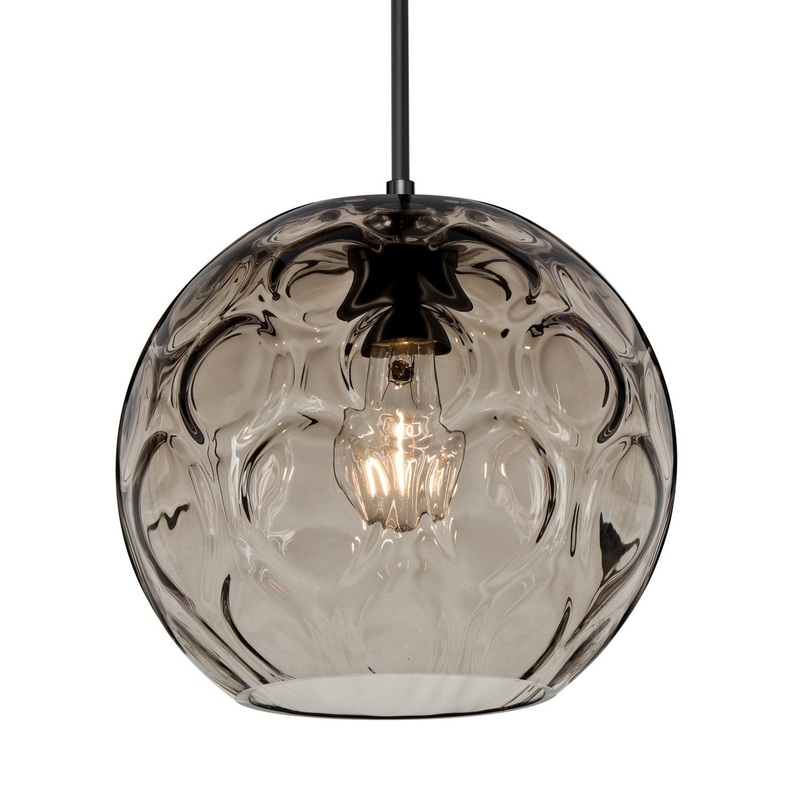 Besa 1JT-BOMYSM-BK Besa Bombay Pendant One Light Pendant Black