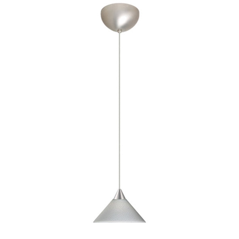 Besa 1XC-282453-SN Kona One Light Pendant Satin Nickel