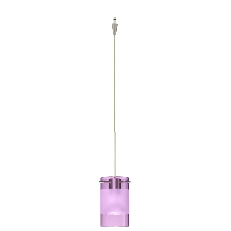 Besa XP-6524EA-SN Scope One Light Pendant Satin Nickel (Discontinued)