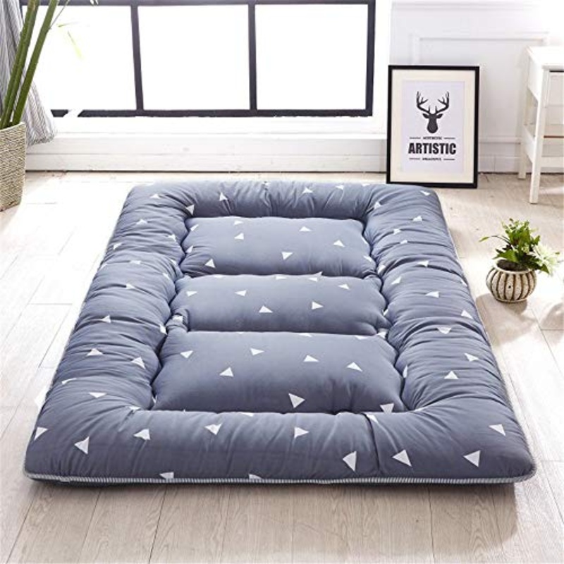 Lettino da Massaggio Dormire Tatami Tappetino Pieghevole futon Soft Spessore dormitorio Mattress Pad 5 cm di Spessore per Tattoo Beauty Salon (Color : Navy, Size : 90x200x10cm)