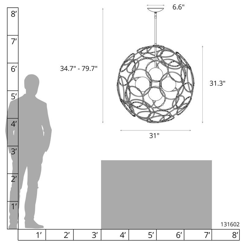 Olympus Orb Pendant Black