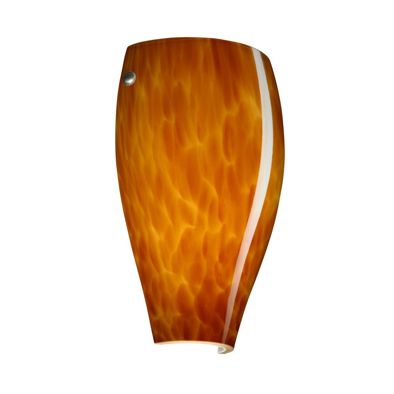 One Light Wall Sconce from the Chelsea Collection in Satin Nickel Finish by Besa