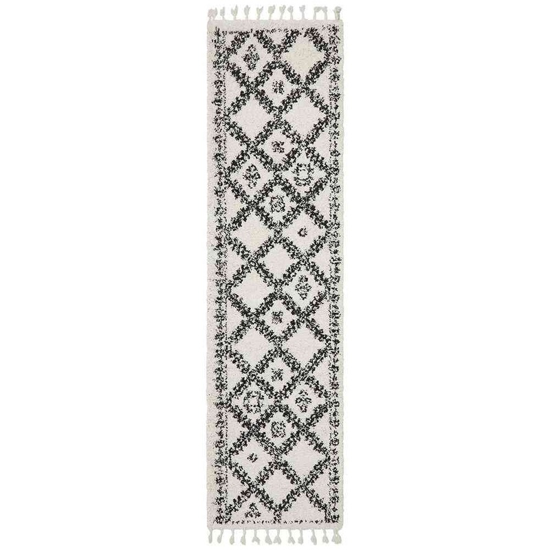Saffron 33 White Runner by Rug Culture – 200X80CM – RUNNER
