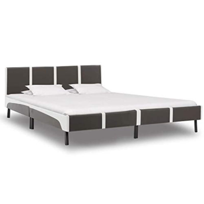 SKM Giroletto Grigio e Bianco in Similpelle 180×200 cm (28.65kg)