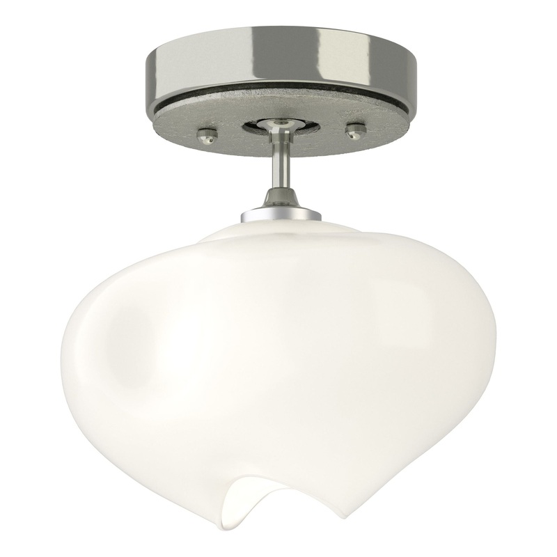 Ume 1-Light Semi-Flush Sterling Sterling
