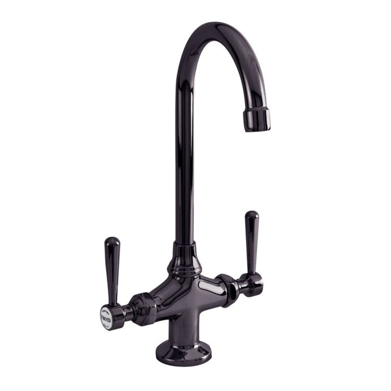 Astaire Two Handle Bar/Prep Faucet – Midnight Chrome