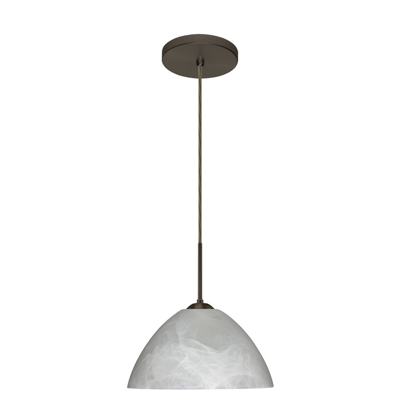 Besa 1JT-420152-LED-BR Tessa One Light Pendant Bronze