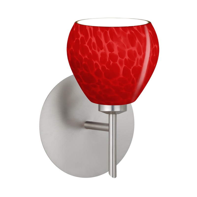 Besa 1SW-5605RC-LED-SN Besa Tay Tay Mini Sconce LED Wall Sconce Satin Nickel