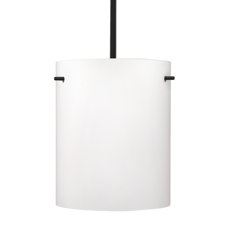 Besa 1TT-400607-LED-BK Besa Tamburo 8 Stem Pendant LED Pendant Black
