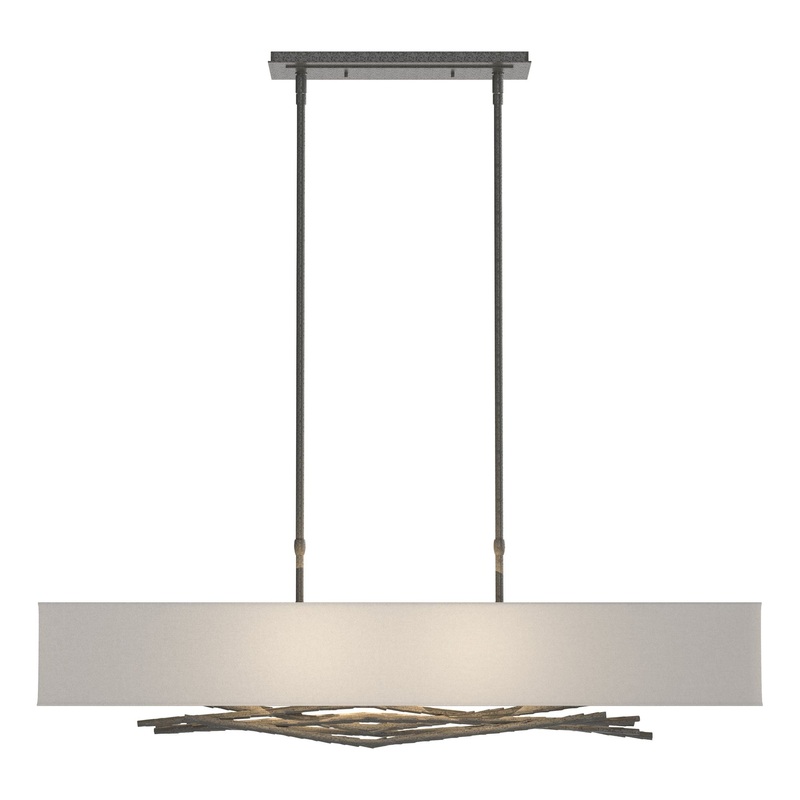 Brindille Pendant Natural Iron Natural Anna Shade (SF)