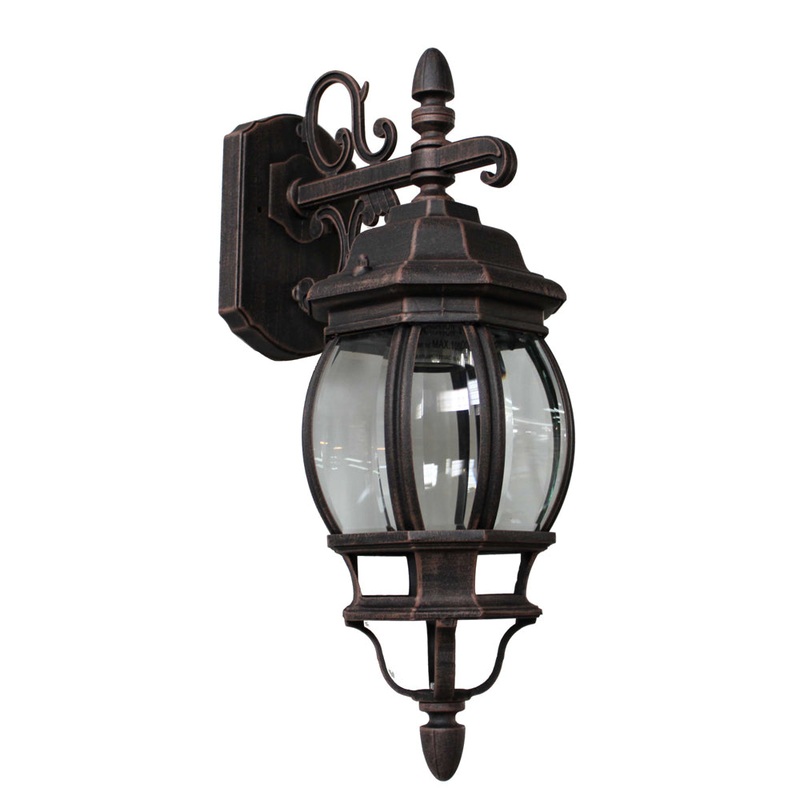 Classico Outdoor Wall Light – Rust / 20.00