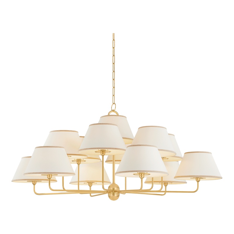 Durland 13-Light Chandelier Aged Brass