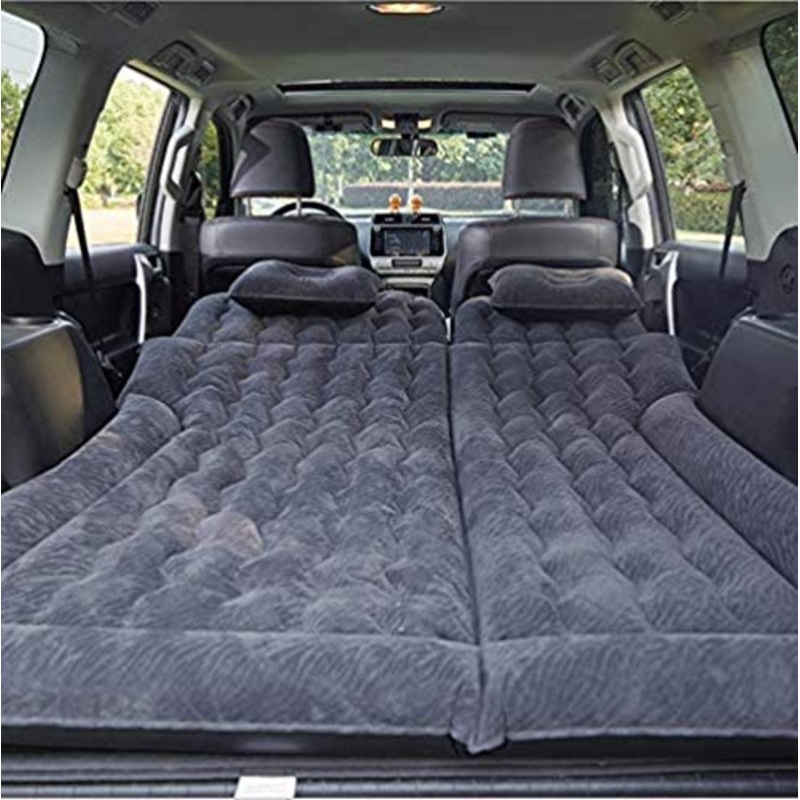 HongLianRiven Lettino da Viaggio Auto Gonfiabile Letto Cuscino Auto Gonfiabile Auto Gonfiabile Bed Car Travel Materasso Posteriore Bed Car Rear Cushion Seggiolino Bed 5-23 (Color : Black)