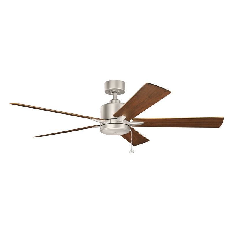 Kichler 330243NI 60″ Ceiling Fan, Brushed Nickel