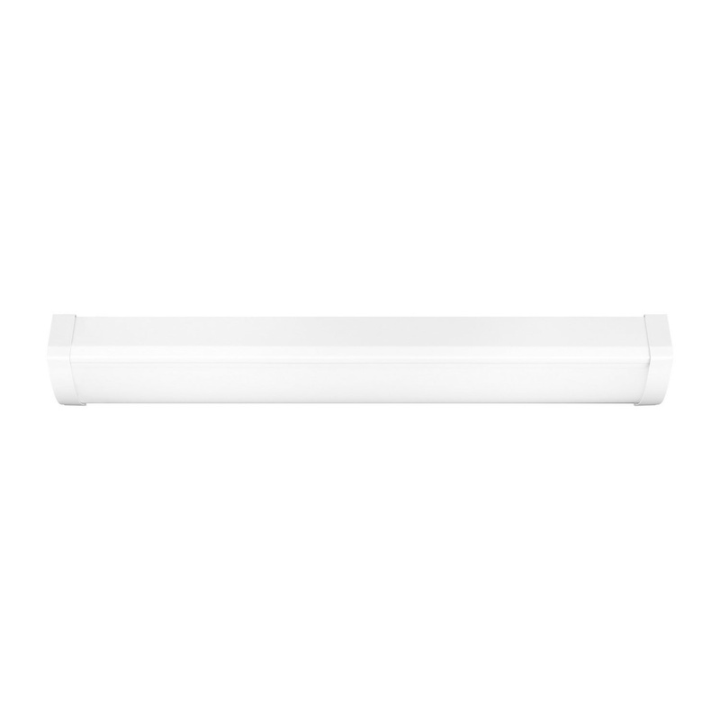 LED Linear Flush Mount from the Drop Lens LED Collection in White Finish by Generation Lighting