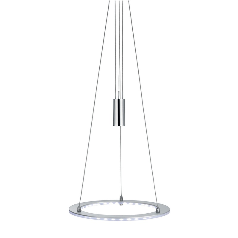 LED Pendant from the Toronto Collection in Alum Color Finish by Arnsberg