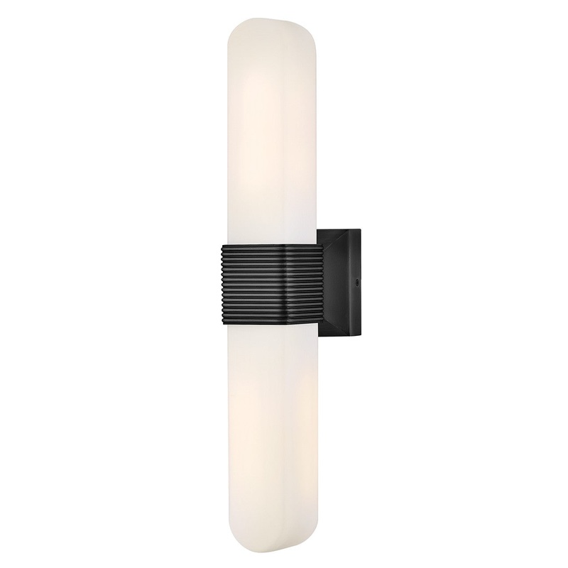 LED Wall Sconce from the Cotes Collection in Painted Black Oxide Finish by Hinkley