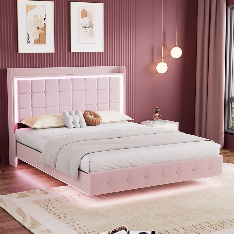 Levede Double Floating Bed Frame