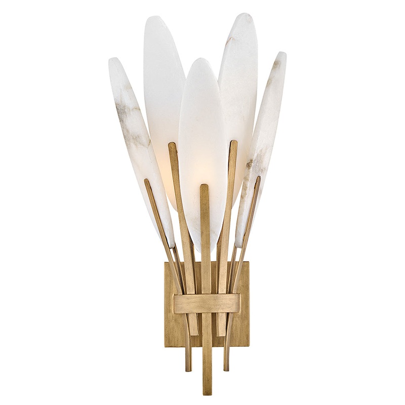 Nerine Large Sconce Burnished Gold