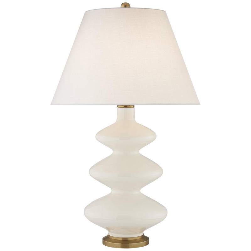 One Light Table Lamp from the Smith Collection in Ivory Finish by Visual Comfort Signature