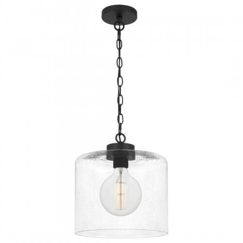 Quoizel ABR1512MBK Abner Mini pendant 1 light matte black Mini Pendant