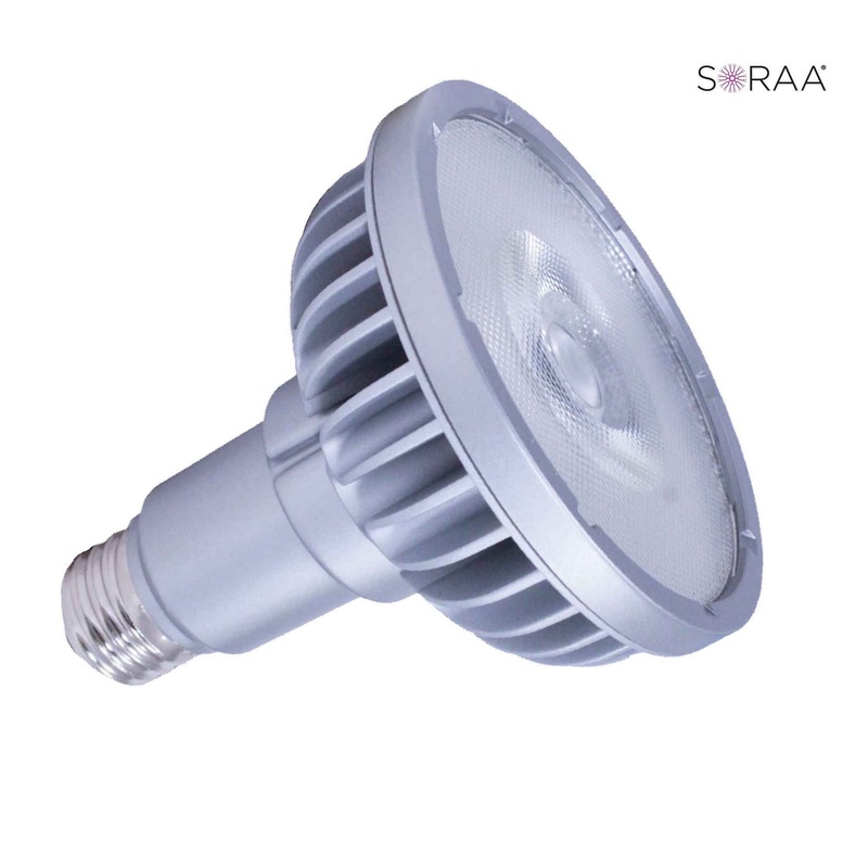 SORAA 18.5W LED PAR30L 3000K VIVID 25 DIM Light Bulb by Bulbrite