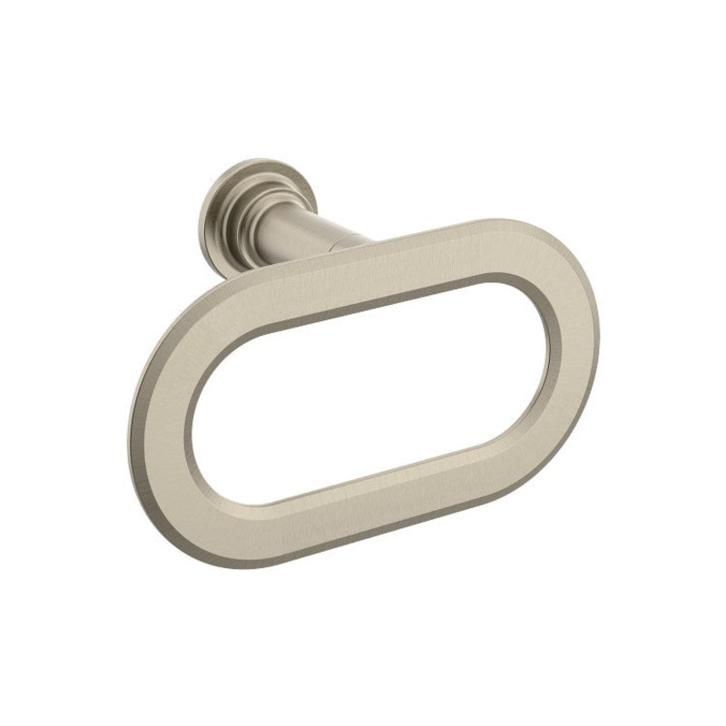 Towel Ring Greenfield 8 x 5 Inch Brushed Nickel Zinc